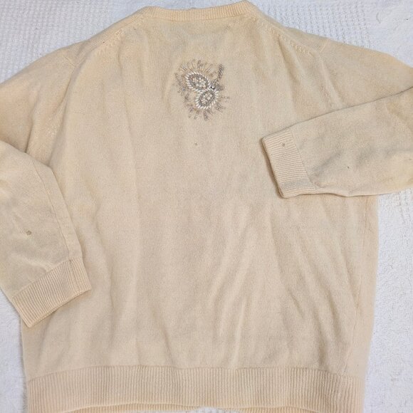 Vintage Helen Wong Beaded Sweater - Small - Picture 2 of 5